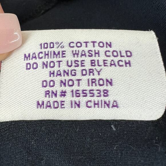 DCPL Behold T-Shirt Black Cotton Crewneck Short Sleeve Spiritual Print Size S - Picture 10 of 10